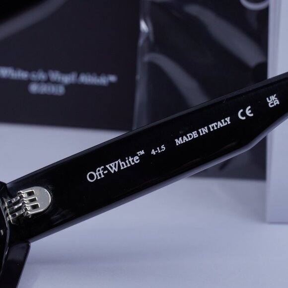 Off-White OERI144 HILO 1007 Cat Eye Sunglasses – Black/Grey - Picture 7 of 10